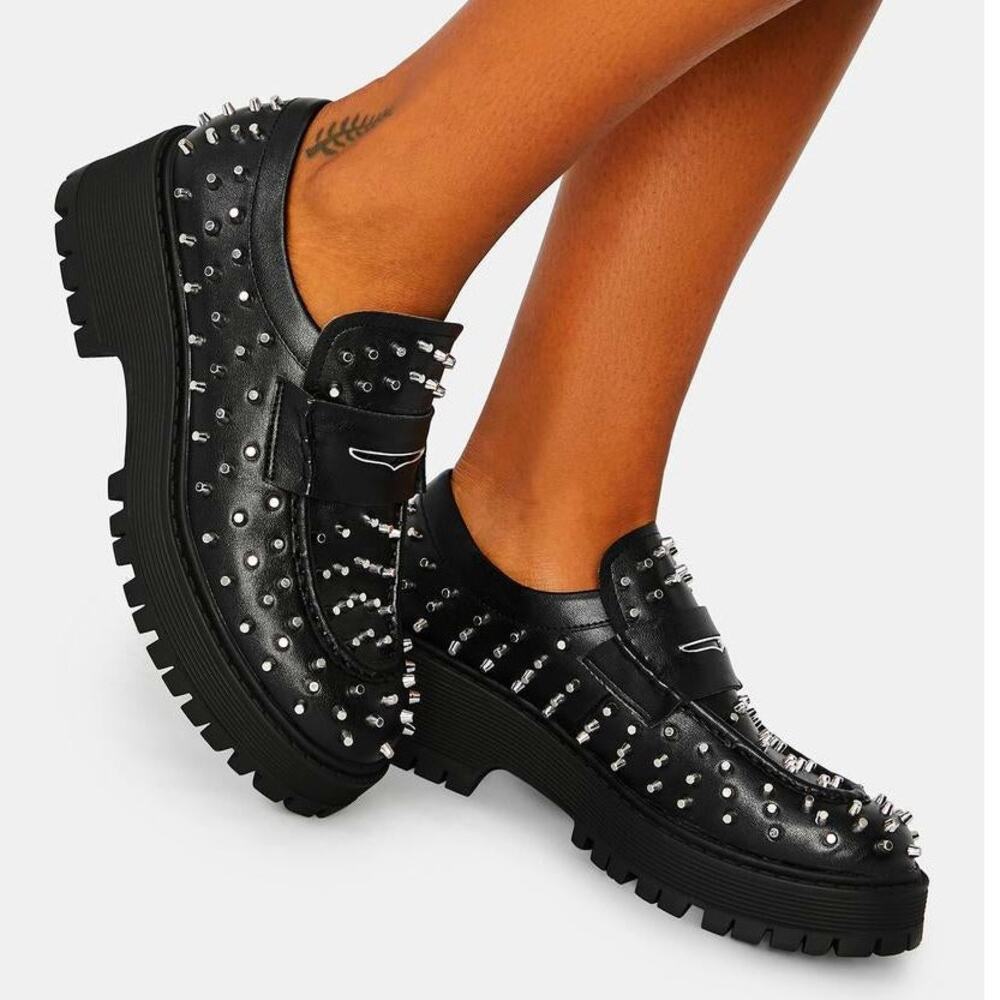 Steve Madden Punk-Inspired Malvern Studded Loafers